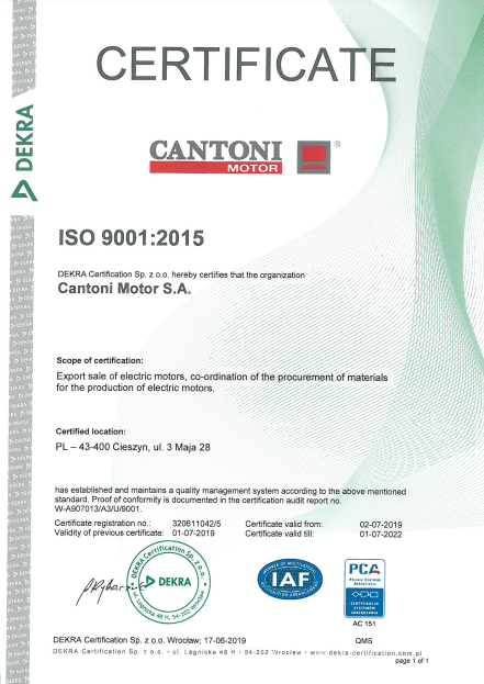 Merkez Motor | Cantoni Motor